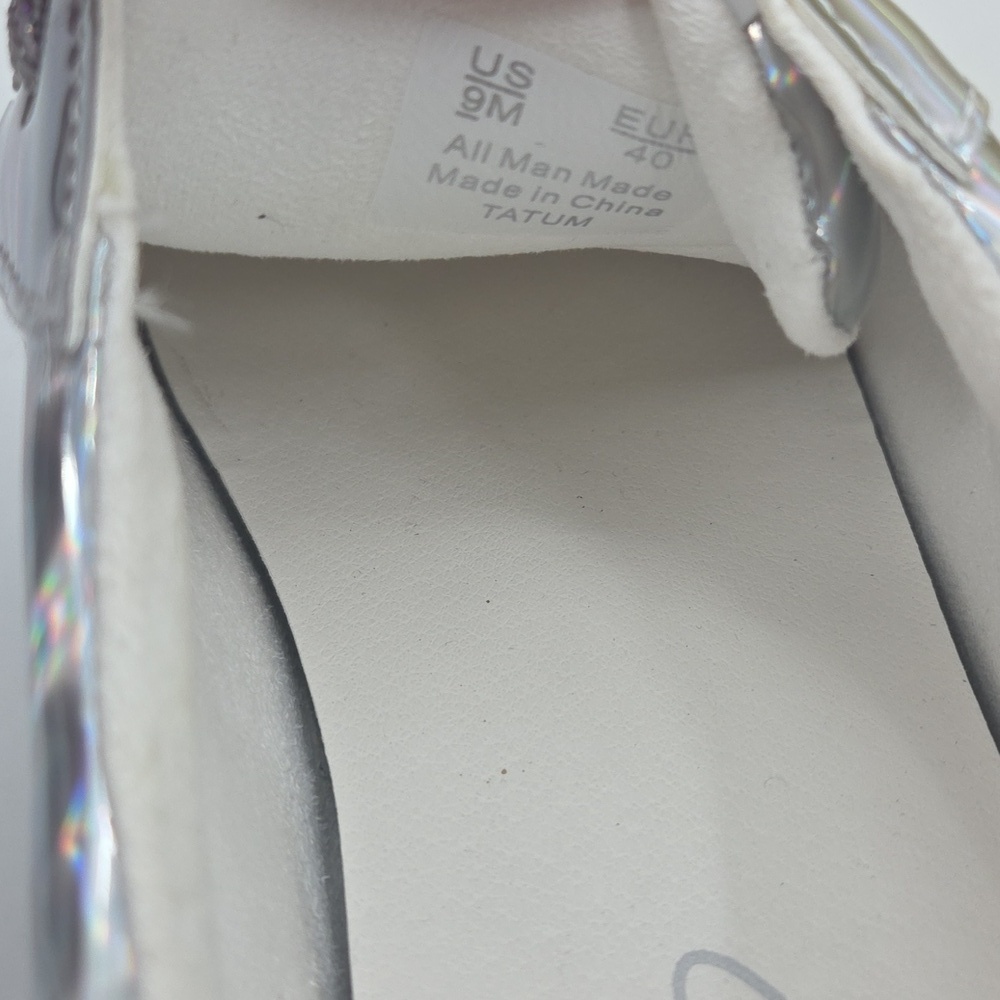 Holographic Women's Platform Sneakers Size 9 - Picture 12 of 16